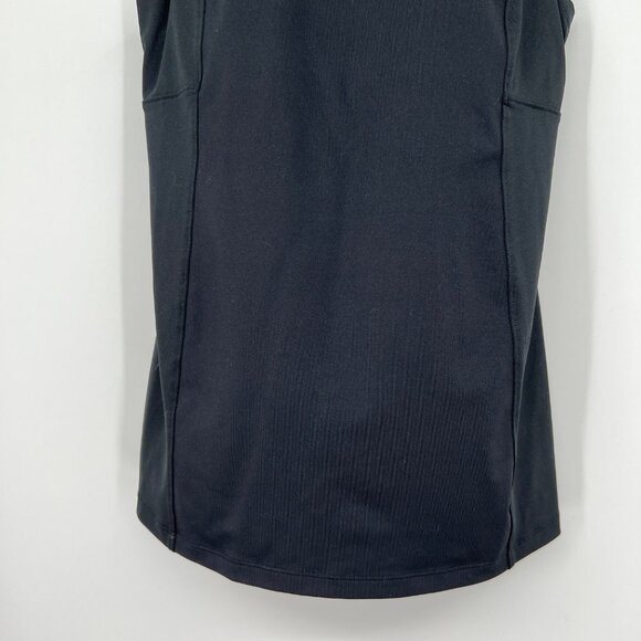 Athleta Womens Tank Top Sz 38b Black Built In Bra Athletic - Picture 2 of 8